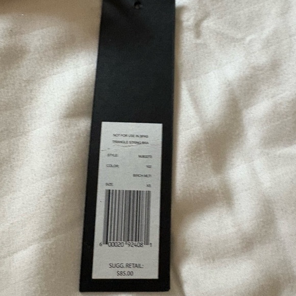 Marc Jacobs Cream Triangle Bra with Colorful Accents - Picture 4 of 6